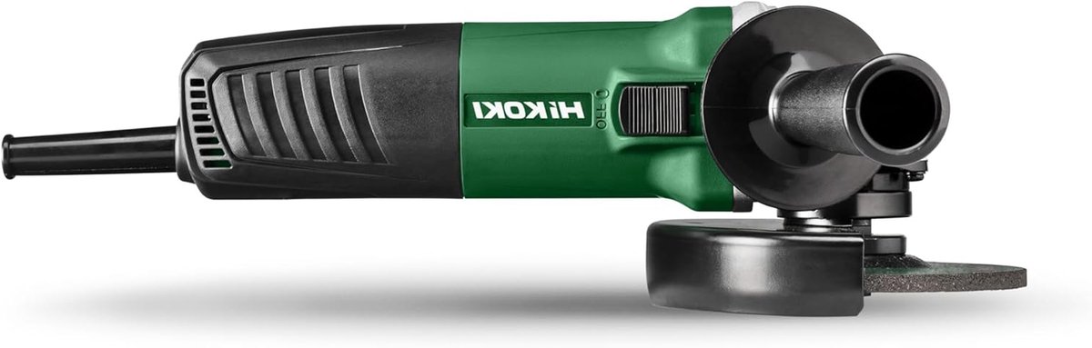 Haakse Slijper - Metaalslijper Schuurmachine - Materiaal Bewerken - Herstart Beveiliging - 125 mm Schijfdiameter - Groen