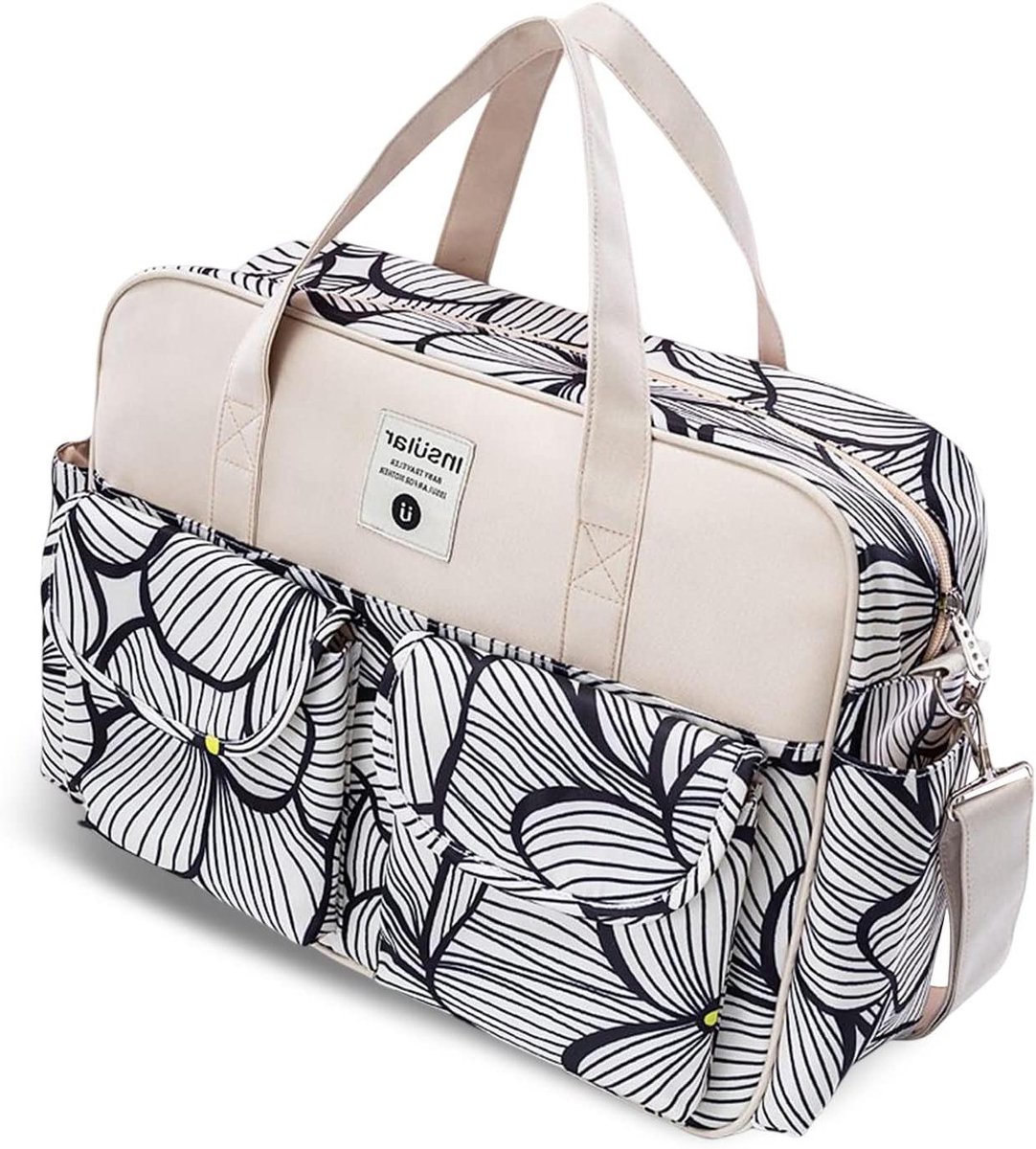 Baby Luier Tas - Draagtas Verschoontas - Baby Verzorgen Onderweg - Waterproof Nylon Materiaal