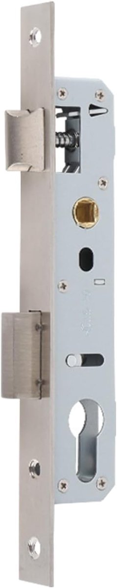 Buisframeslot Deurslot - Instapslot Steekslot - Deur Beveiligen - Roestvrij Staal Aluminium - 20 mm doornmaat - Zilver