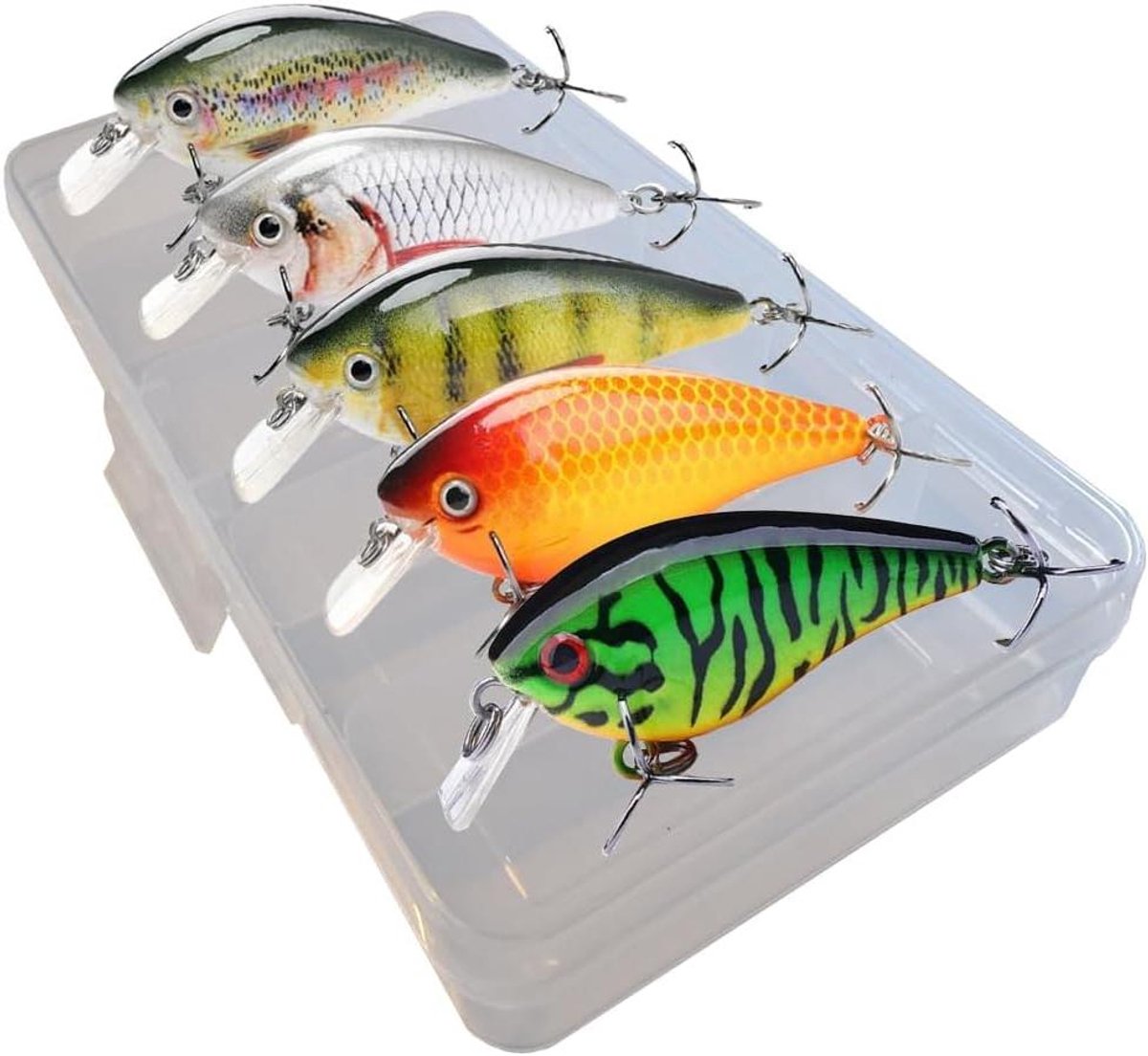 Kunstaas Set - Wobblers Vis Visgerei - Roofvissen Vangen - Zwevend Ontwerp - 75 cm 13 g - Diverse Decors