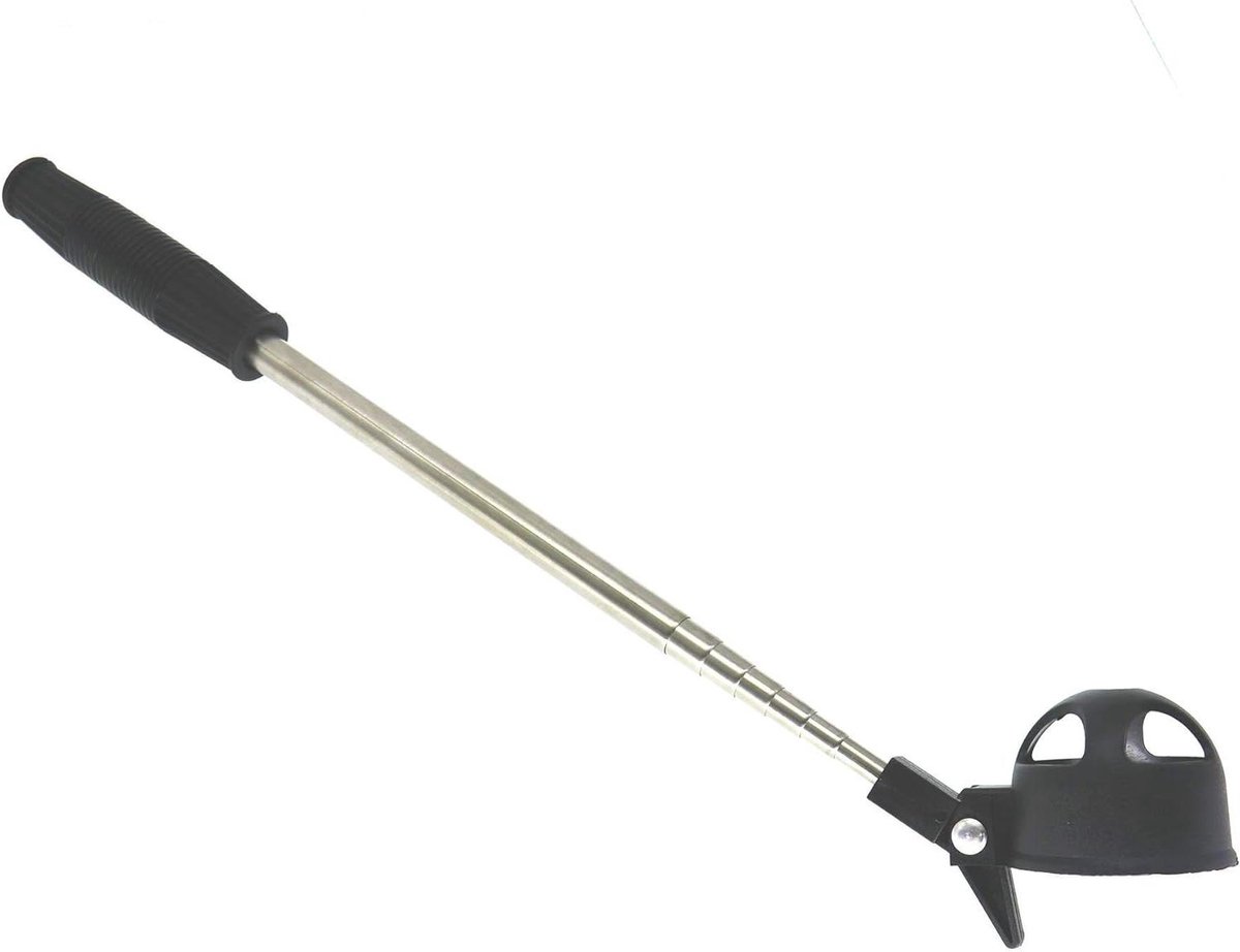 Telescopische Golfbal Picker - Ball Retriever Golf - Golfbal Terugvinden - Automatisch Vergrendelingsapparaat - 165 tot 80 inch - Zilver