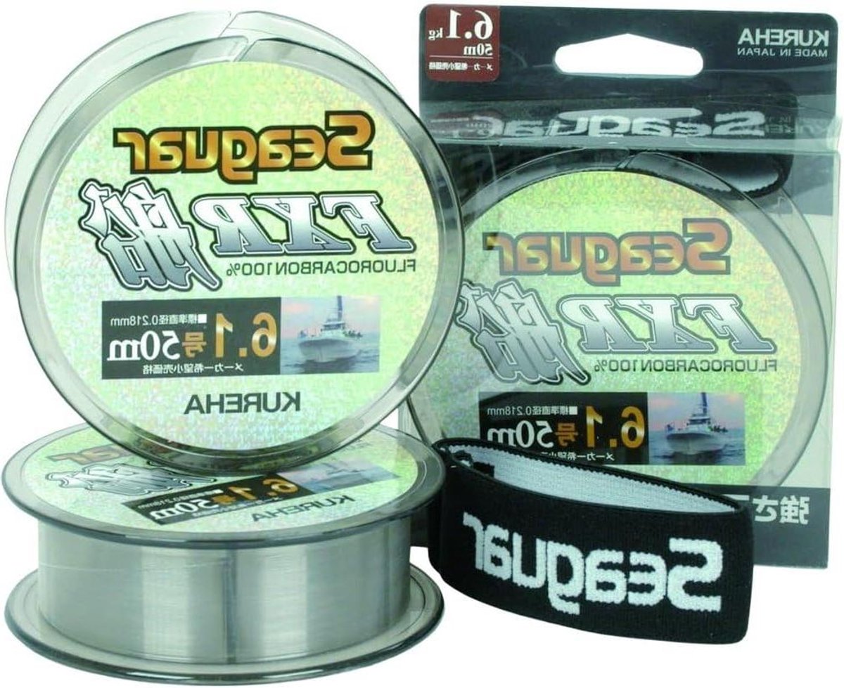 Fluorocarbon Vislijn - Visdraad Fluorocarbon - Wedstrijdvissen - Meest Onzichtbare - 50 meter - Plata