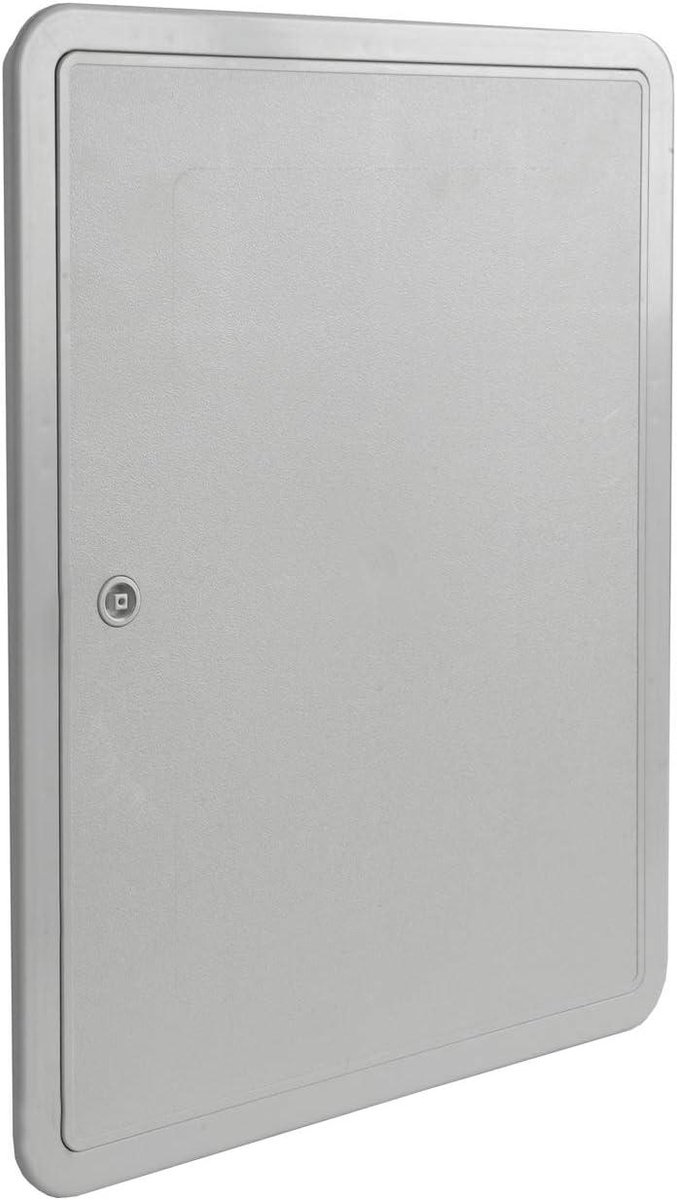 Ventilatie Deur - Afdekplaat Rooster - Technische Ruimtes Afdekken - ABS Kunststof - 320 x 420 mm - Grijs
