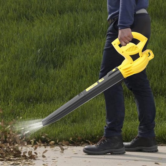 Elektrische Bladblazer met Kabel 2000W Krachtige Tuinmachine — afbeelding 4