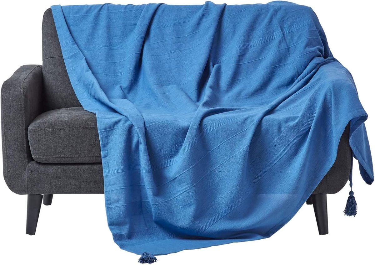blauwe gordijnen, paar