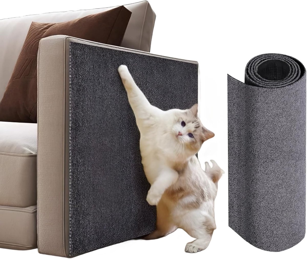 Krabpaal voor katten, zelfklevend, op maat te snijden, mat voor katten, doe-het-zelf krabpaal
