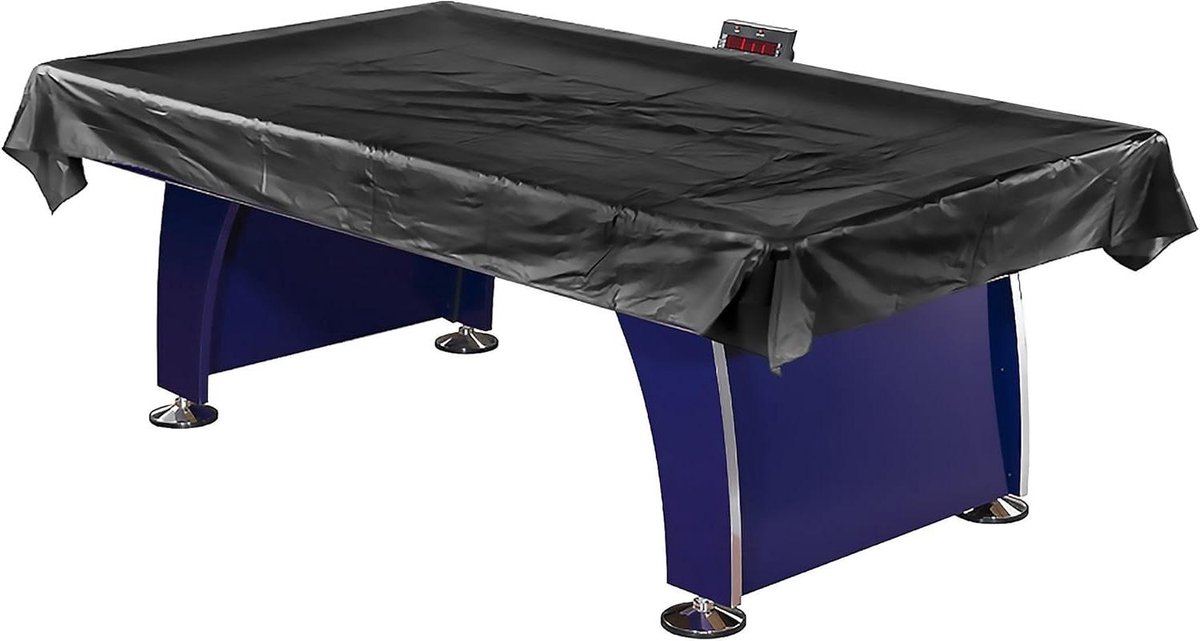 Air Hockey Tafelhoes - Tafelbeschermer Stofhoes - Tafel Beschermen - Scheurvast Polyester - 229 x 114 cm - Zwart