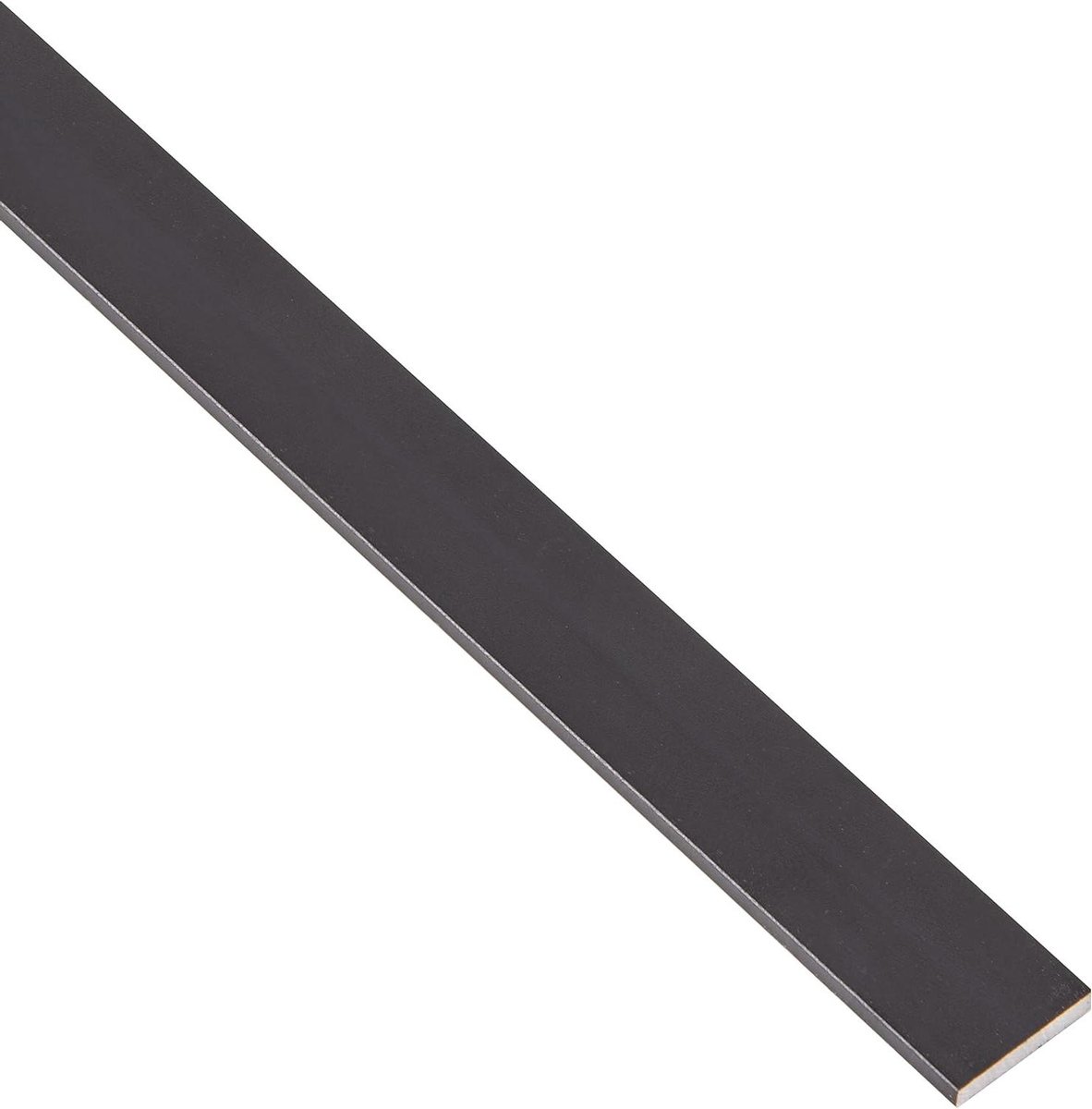 Aluminium Platprofiel - Metaalstrip Profiel - Doe-het-zelf Projecten - Zwart Geanodiseerd - 1000 x 15 x 2 mm - Zwart