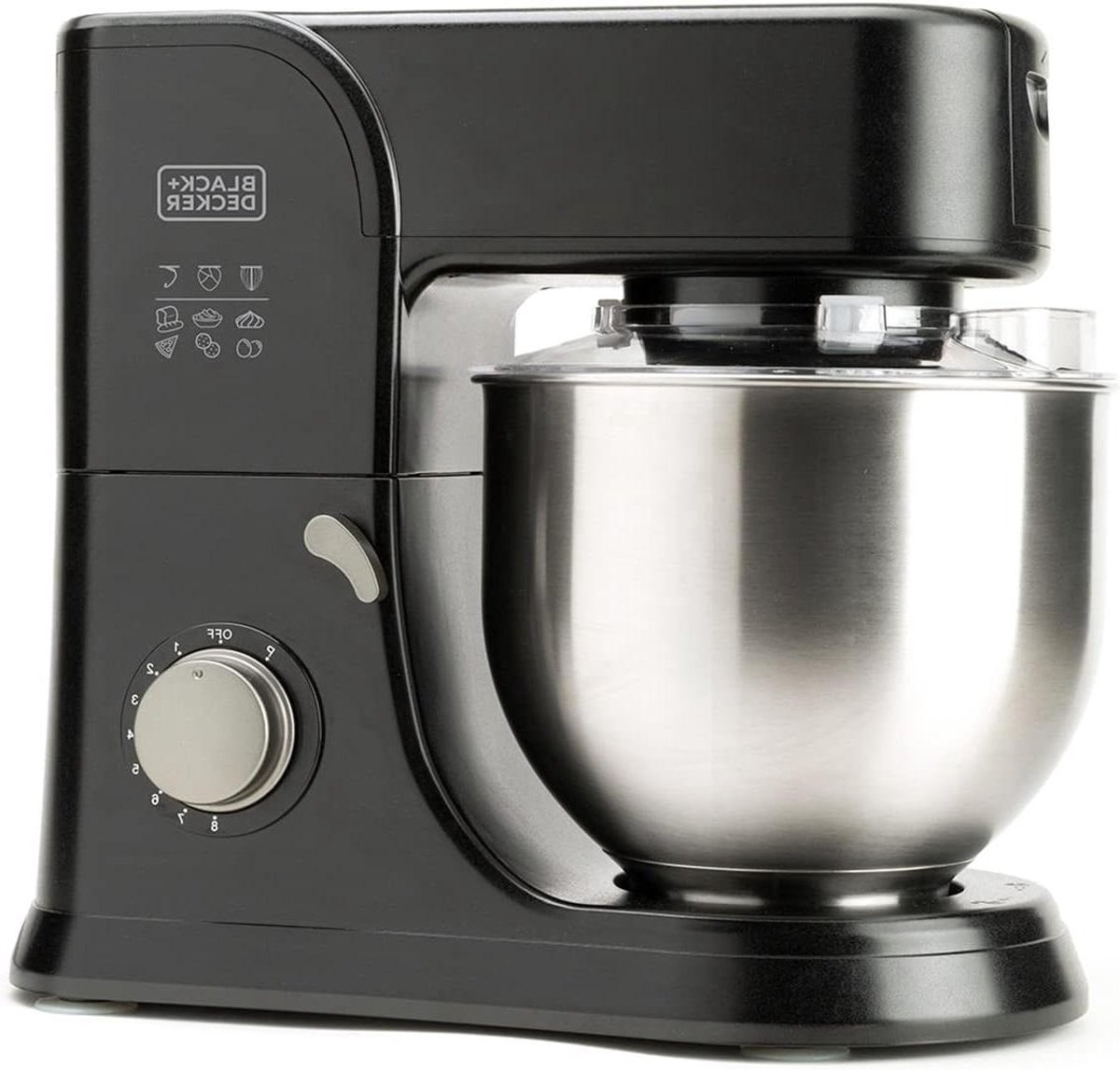 Keukenmachine - Mixer Staande Mixer - Bakken en Koken - Planetaire Rotatie - 52 Liter - Zwart