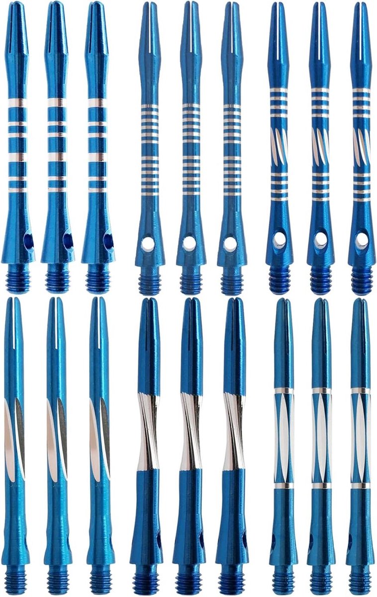 Dart Shafts - Dart Accessoires - Darts Spelen - Aluminium Materiaal - 2BA Schroefdraad - Blauw