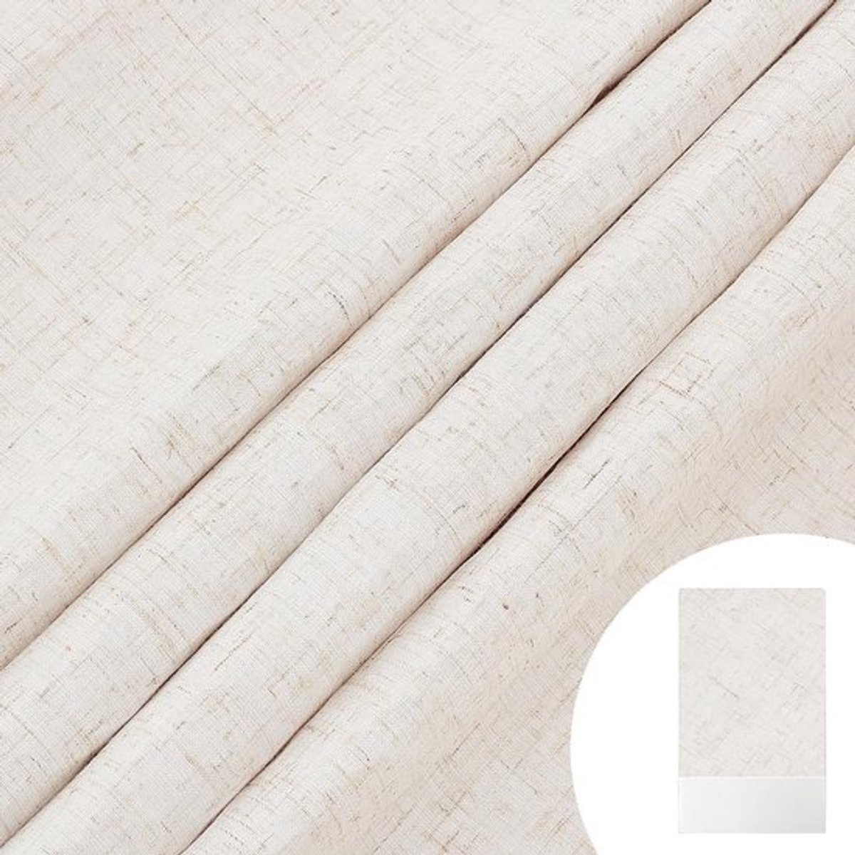 Boekbinddoek linnen, 100x42 cm, beige, scrapbooking