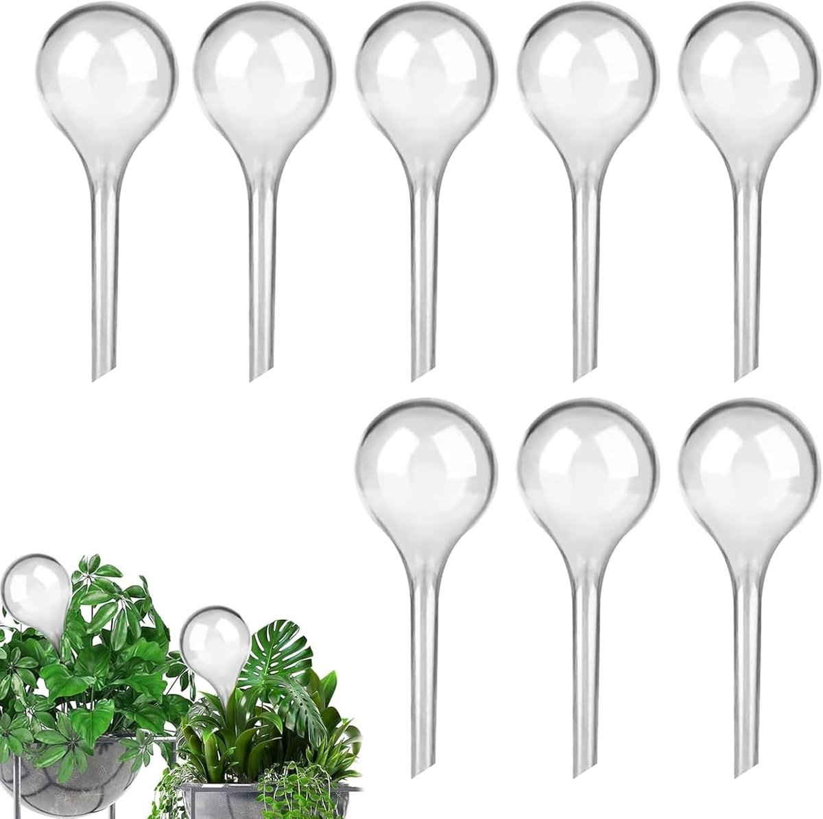 kleine planten, gietballen, 13 x 5 cm, hulpapparaat voor het bewateren van bloempotten, automatisch bewateringsapparaat, voor potplanten, tuinplant, huis, binnen en buiten