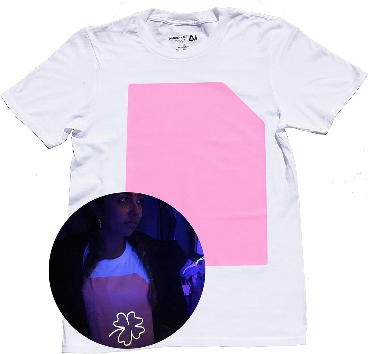 Glow In The Dark T-Shirt - Lichtgevend Shirt - Creatief Tekenen - Zelfvervagende Tekeningen