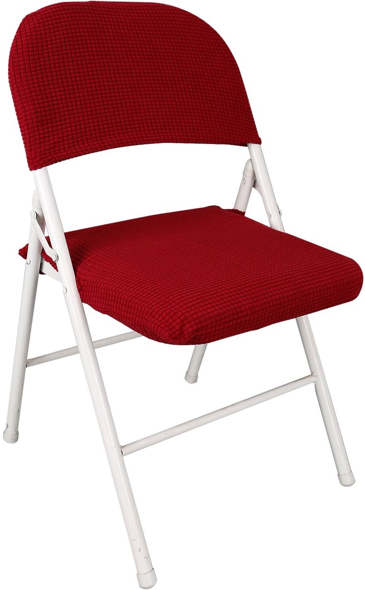 IGTOPS Stoelhoezen, stretch stoelhoes, klapstoelhoes, fluweel, klapstoel, slipcovers, afneembaar, wasbaar, spanhoes voor eetkamerstoelen, bruiloft, kantoor, banket, feesten, decoratie, universeel, 1,