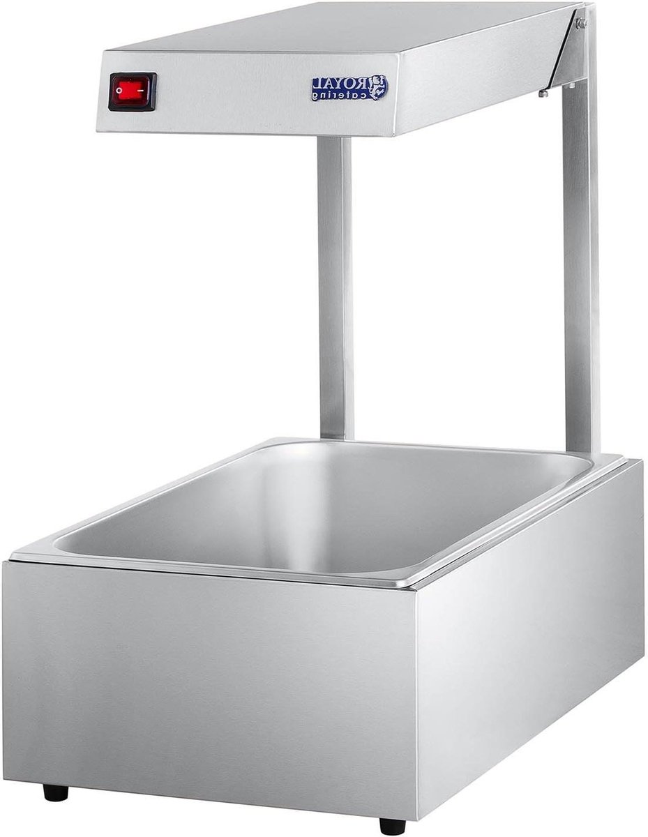 Warmtebrug - Hittebrug Bain Marie - Eten Warm Houden - Roestvrijstalen Behuizing - GN 1/1 - Zilver