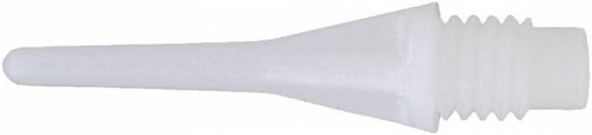Dartpunten - Pijltips - Precisie Werpen - Duurzame Bevestiging - 18.3 mm - Wit
