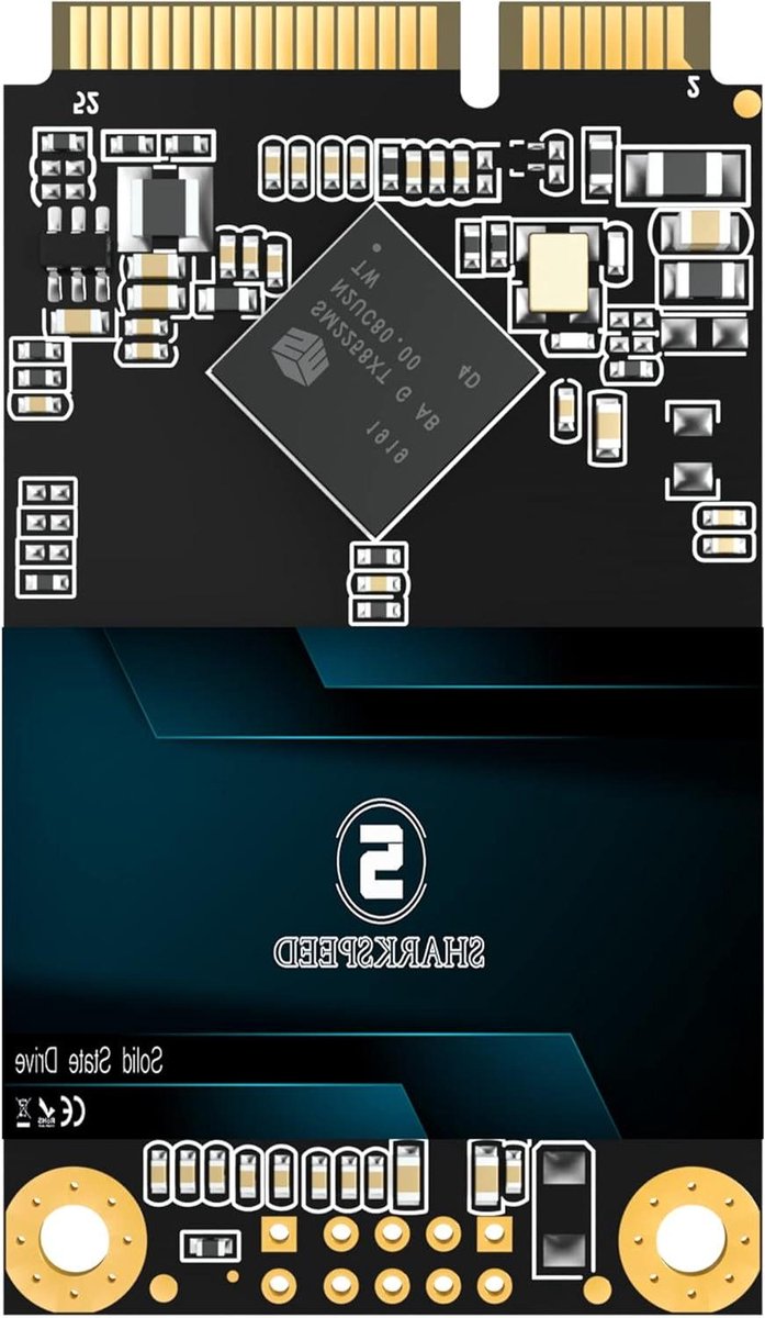 Interne SSD - Mini Harde Schijf - Systeem Upgrade - 3D NAND Flash - 1TB - Zwart