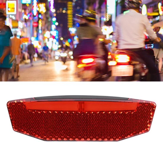 Achterlicht Fiets - Waarschuwingslampje Rood - Nachtrijden - Led Technologie - 6V-60V - Rood — afbeelding 4