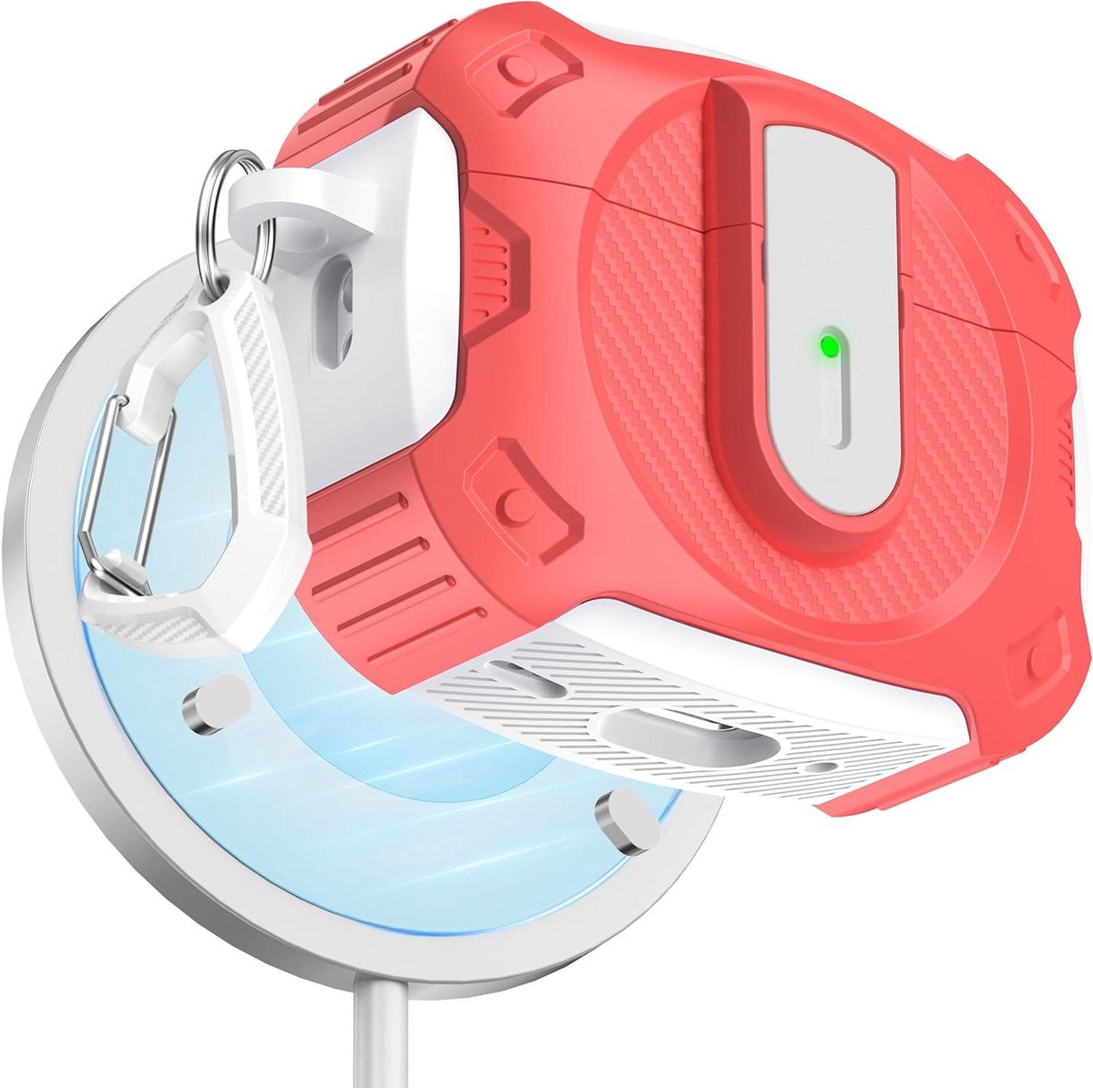 AirPods Pro Hoesje - Beschermhoes Oplader - Koptelefoon Beschermen - Uniek Schakelaarontwerp - 8 x 25 x 45 cm