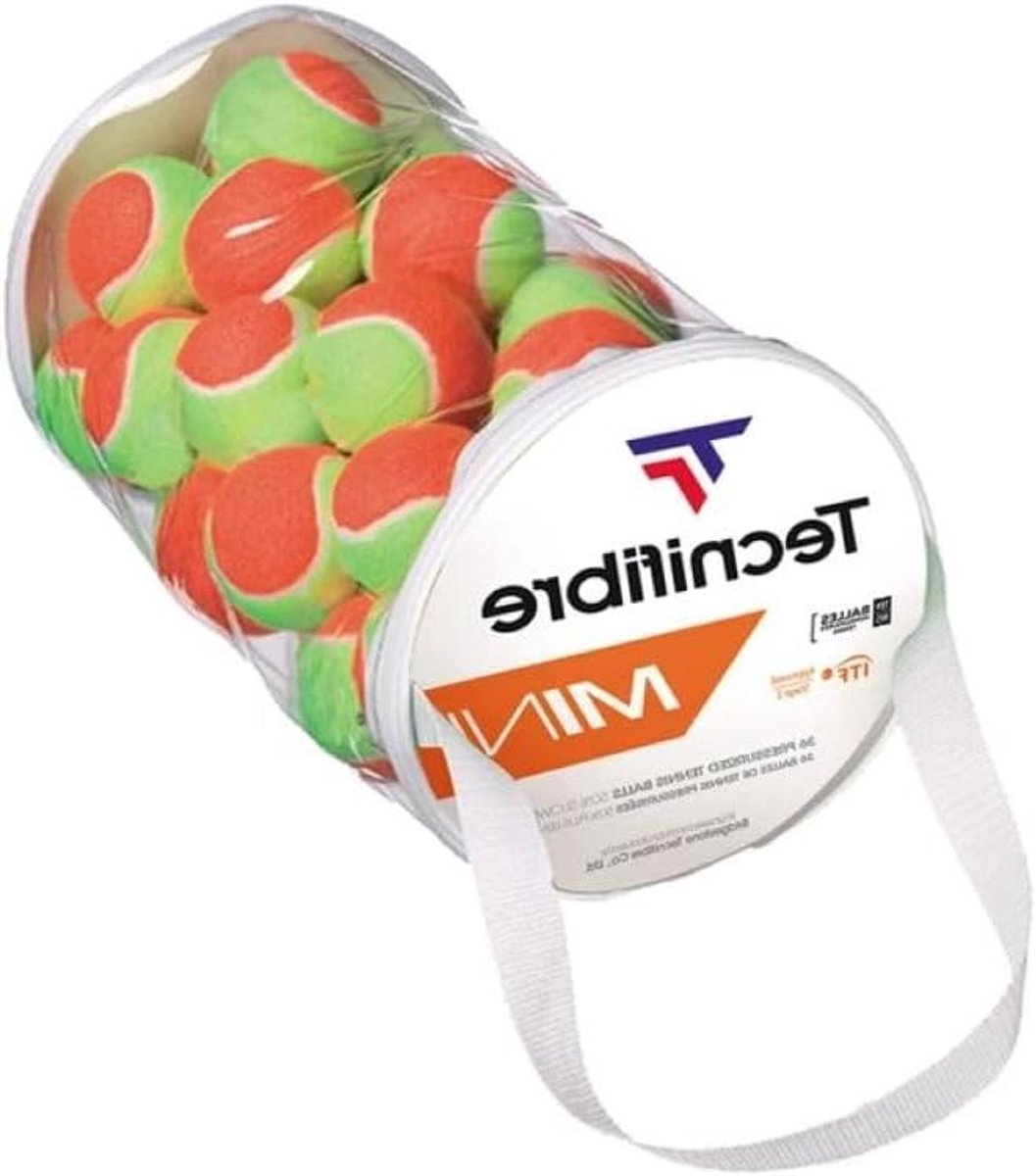 Tennisbal Tas - Trainingsballen Opbergtas - Tennis Leren - 50% Langzamer - 36 Ballen - Geel