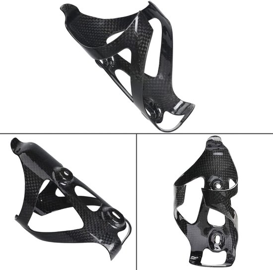Lichtgewicht Carbon Bidonhouder Fiets - Sterk en Duurzaam Fietsaccessoire - Set van 2 — afbeelding 3