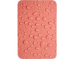 Badmat Rechthoekig 60x90 cm Badkamer Accessoires Bath Mat Anti Slip Wc Memory Foam Wasbaar Zacht Bathroom Toilet Mats Washable Water - Druppels - Roze
