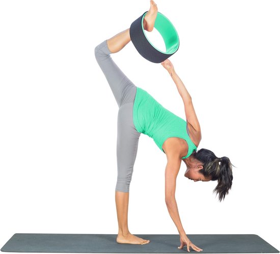 Yoga Wiel voor Rugpijn Verlichting en Flexibiliteit - Ideaal voor Stretching en Backbends van Merkloos — afbeelding 3