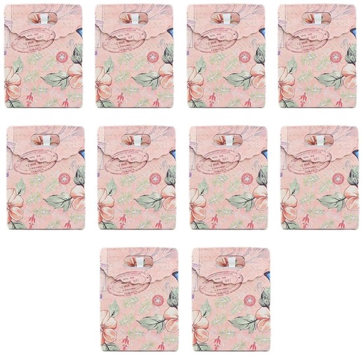 Dailygoody - Cadeauzakjes Papier - Kleurrijke Zomer Goodie Tassen