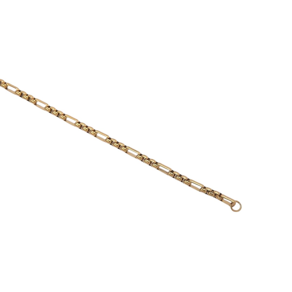 Stalen Fantasie Jasseron Ketting Goudkleurig RVS –2.5mm - 50cm