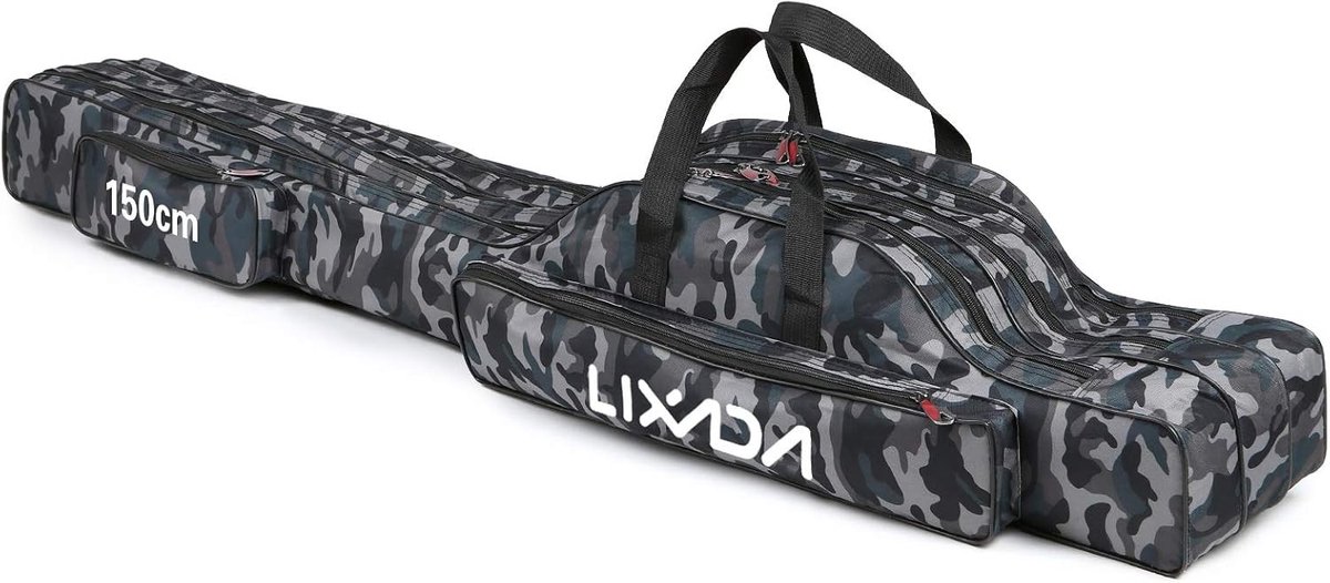 Draagbare Vouwbare Visrodbag met 3 Lagen voor Visgerei, Opslag en Transport van Visspullen, Verkrijgbaar in 90/120/150cm