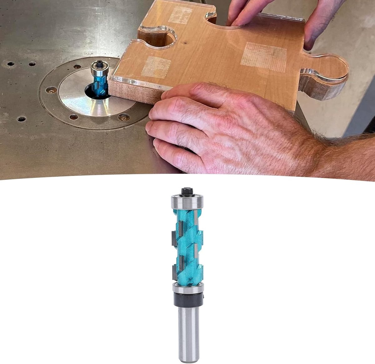 Spiraalfrezen met dubbele kogellagers voor houtbewerking, 3/4 inch diameter en 1-11/16 inch lengte