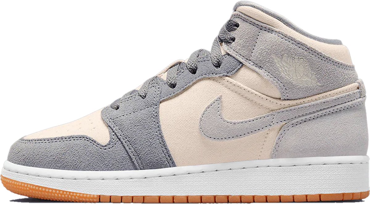 Jordan 1 Mid SE Coconut Milk Particle Grey (GS)