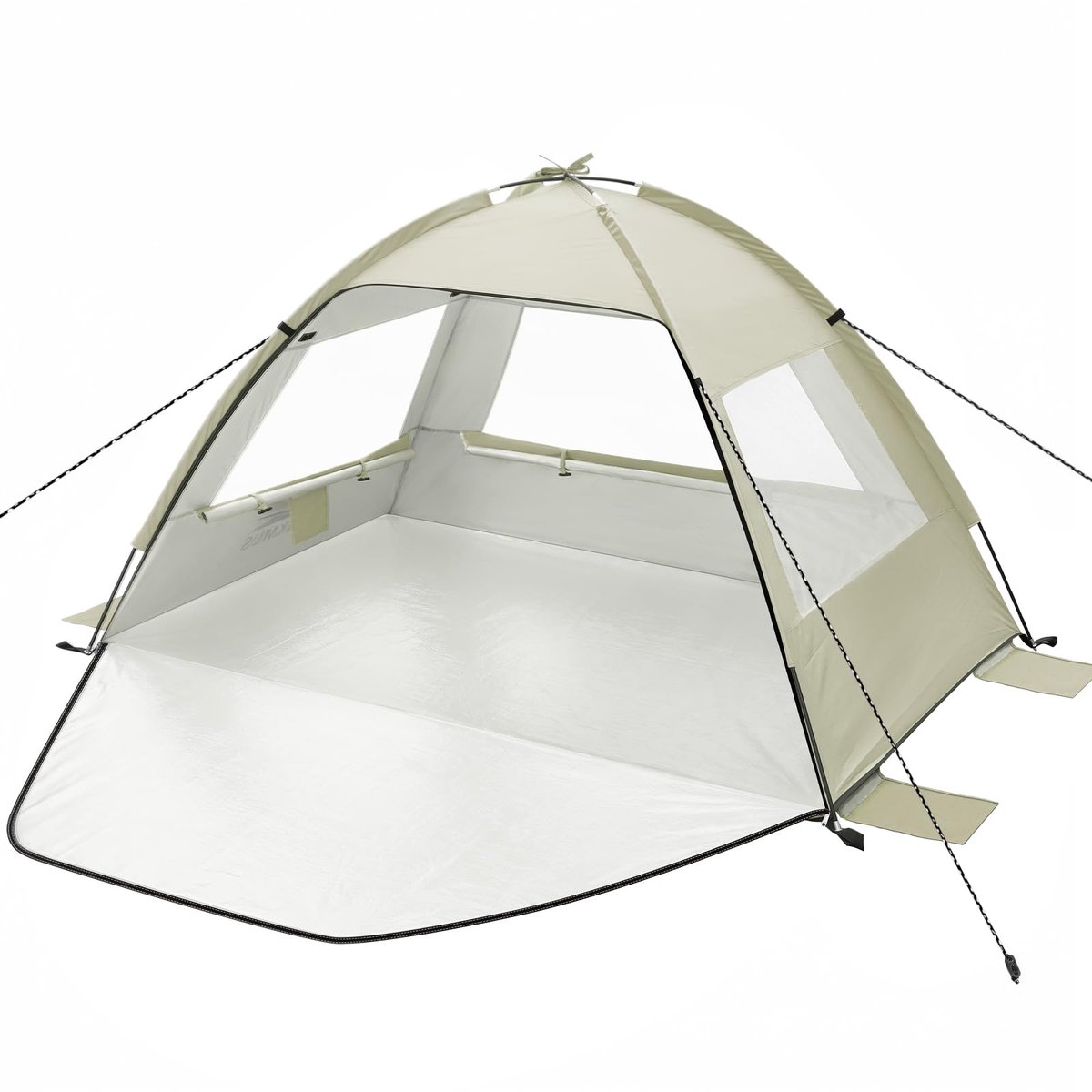 Famanu – Strandtent met zonwering, 50+ bescherming, ideaal voor gebruik op het strand
