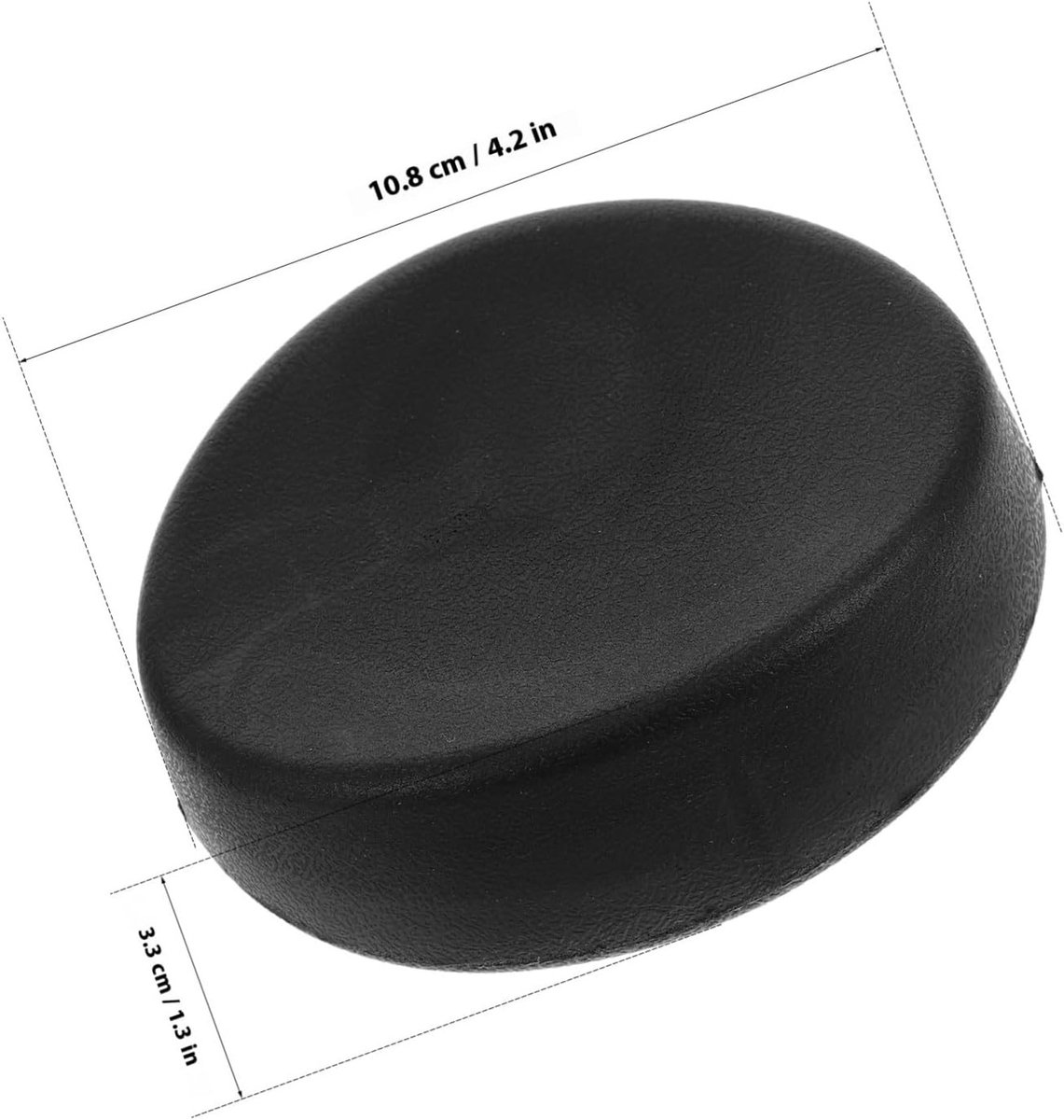 Stationaire Fietsarmsteun - Zwart - 10,8 x 9,3 x 3,3 cm - Kunststof Stuurhouder voor Hometrainers
