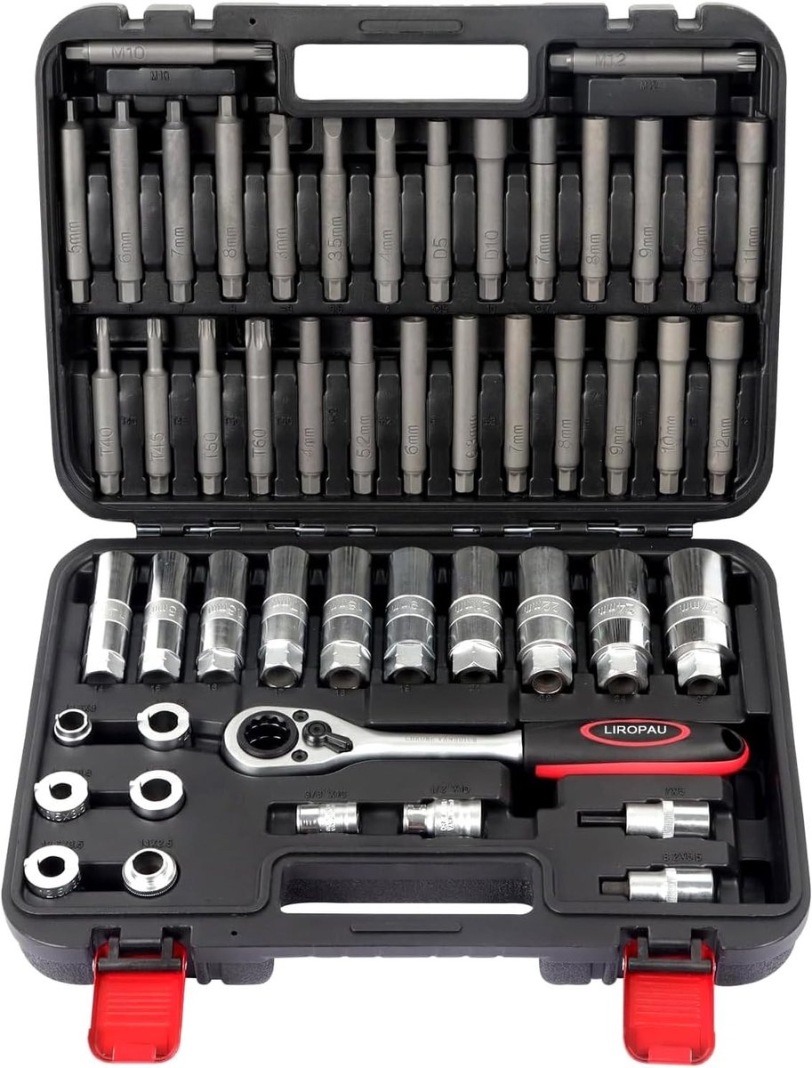 Complete 50-delige Set voor het Demonteren van Autoschokdempers en Onderhoudsaccessoires
