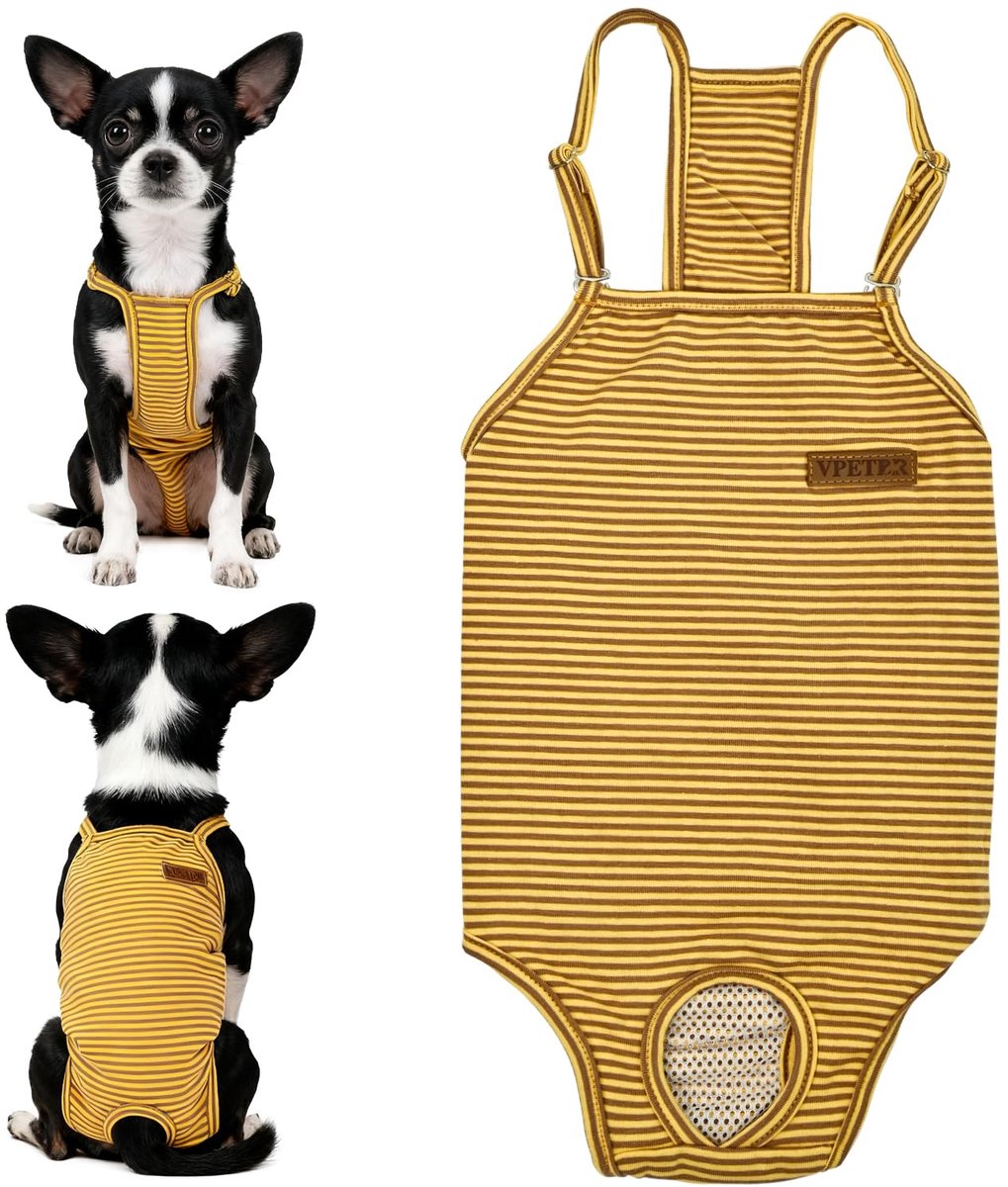 Hondenluiers voor vrouwelijke honden, herbruikbare hygiënehandschoenen (M)