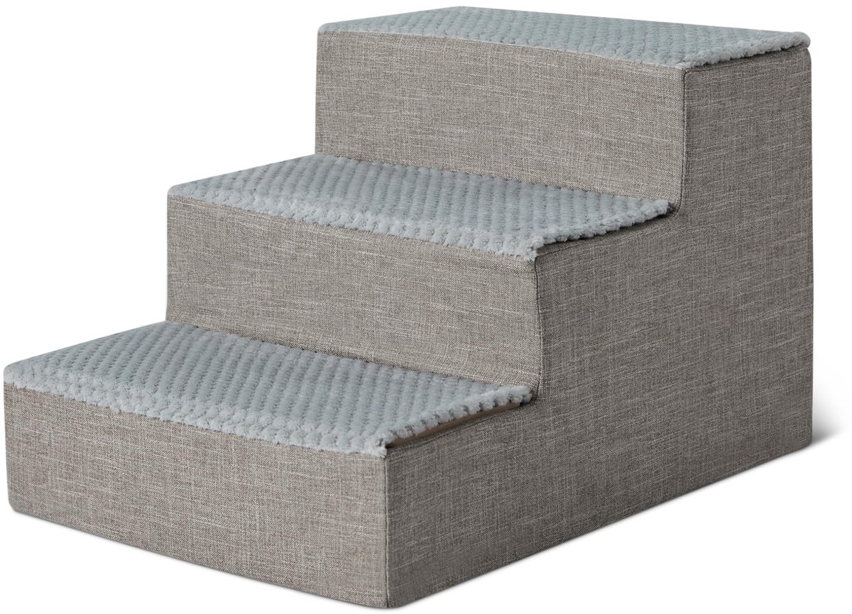 Famanu – Hondentrap met 3 treden, 35,1 cm hoog, antislip voor huisdieren, ideaal voor bed, bank en slaapbank