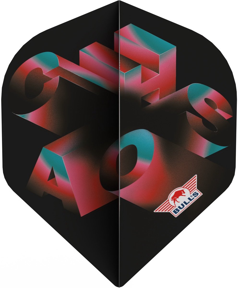 Bull's Chaos Pink NO2 - Dart Flights