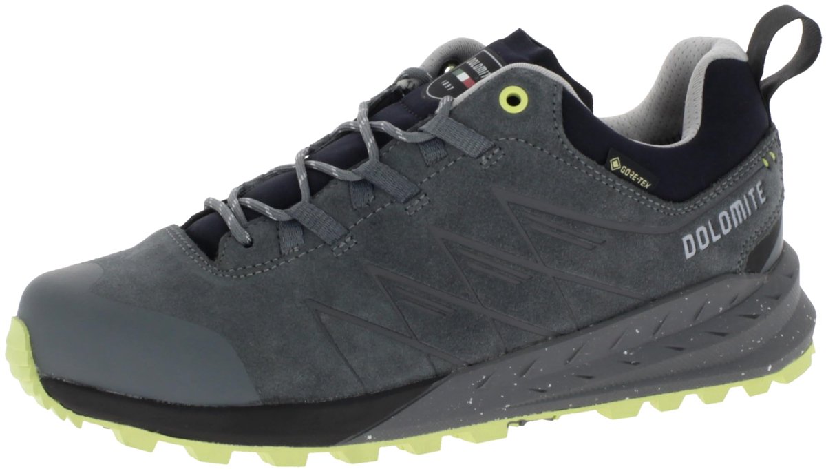 Dolomite Croda Nera GTX WS Schoenen – 41 5 Rotsgrijs/limoengroen