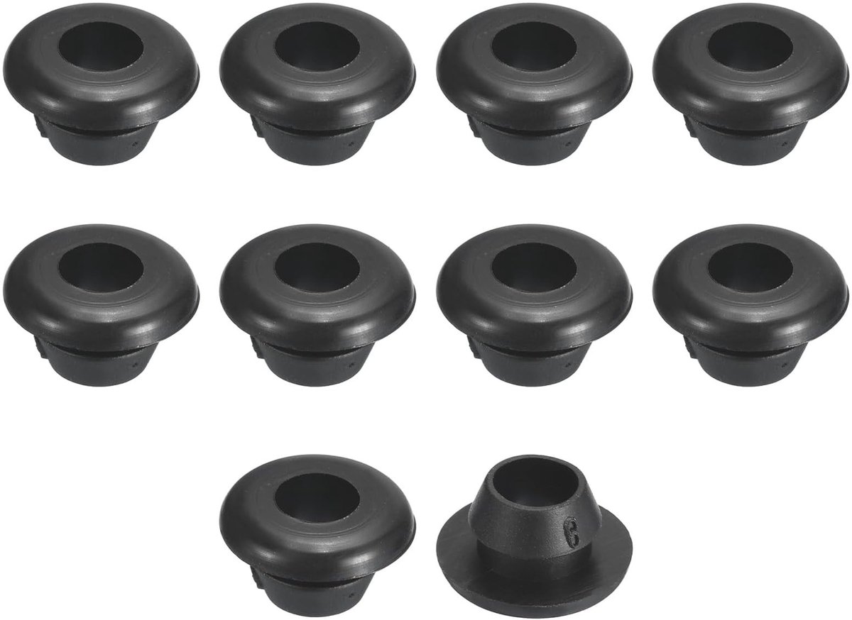 Dailygoods- Doorvoertules 30 Stuks - Rubber - Dubbelzijdige Holle Gatpluggen - Kabelbescherming - Vlamvertragend - Flexibel Materiaal - Draaddoorvoer