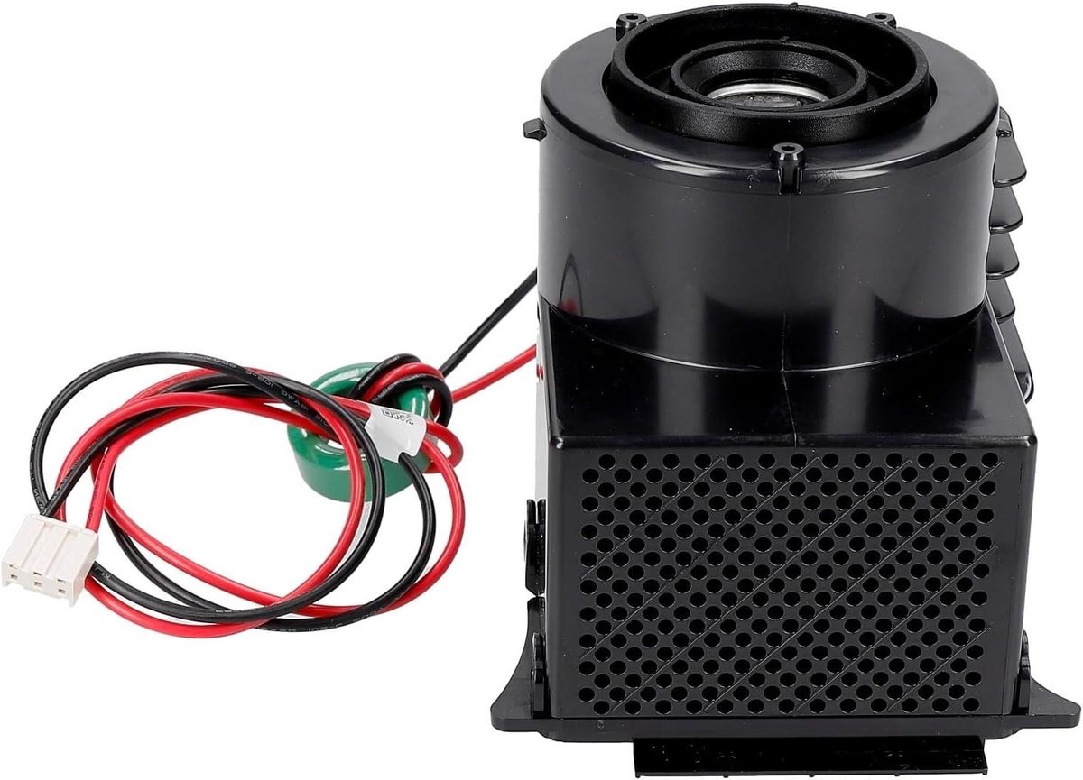 Ventilatormotor - Motoronderdeel Reserveonderdeel - Robotstofzuiger Onderhoud - Compatibel met Ecovacs - 123 x 122 x 100 mm - Zwart