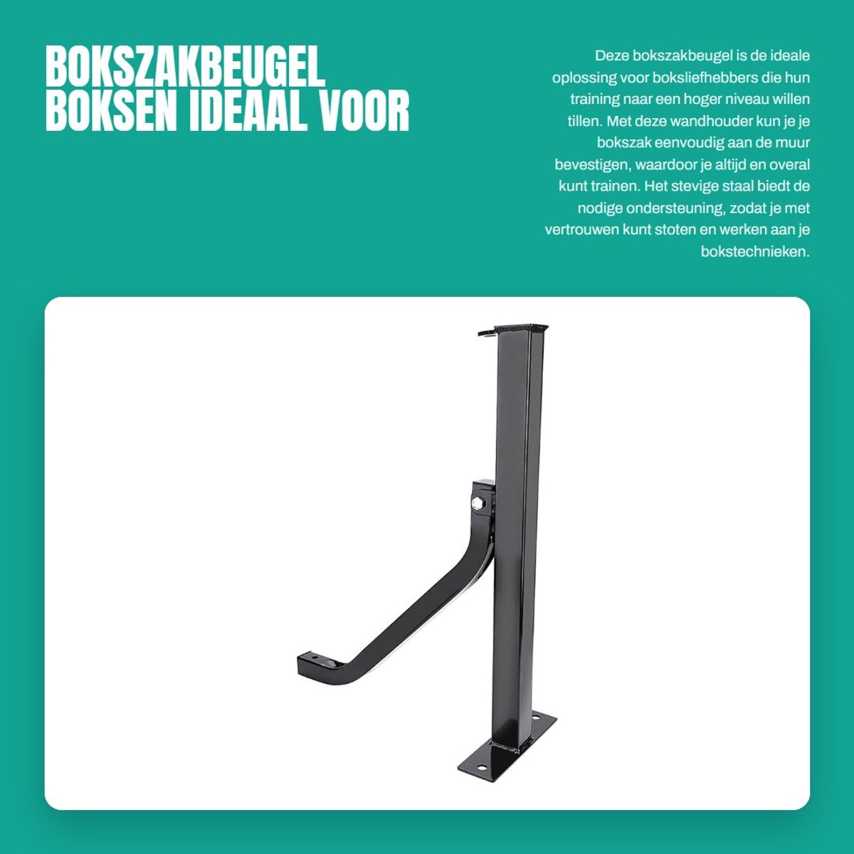 Dailygoods- Bokszakbeugel Zware Bevestiging - Bokszak Houder - Wandbeugel - Trainingsaccessoire - Ideaal voor Boksliefhebbers - Sterke Ophanghaak - Bokszakhouder