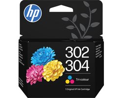 HP 302/304 - Inktcartridge - Origineel - Standaard capaciteit - Kleur