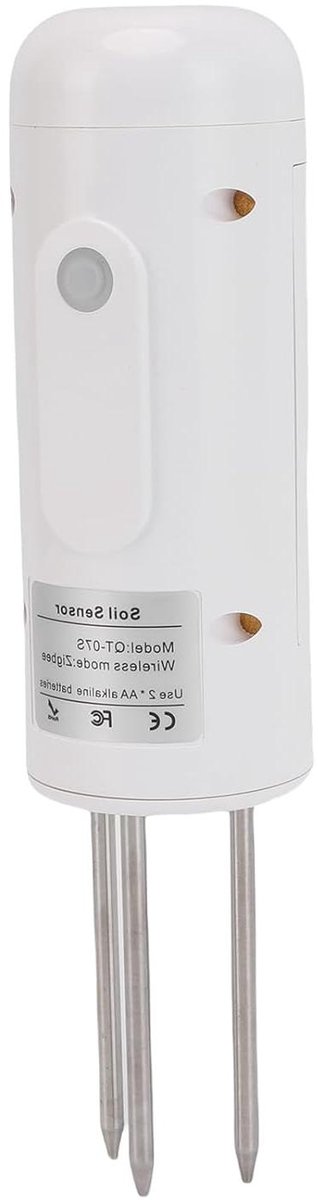 Bodemtester - Plantmeter Sensor - Planten Verzorgen - Draadloze Waterdichte Sensor - 184 x 46 mm - Zilver