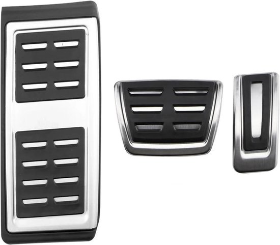 Pedaalhoezen Auto - Pedaal Covers Pedaalkappen - Verbeter Rijervaring - Antislip Ontwerp - 1 Stuks - Zilver — afbeelding 3