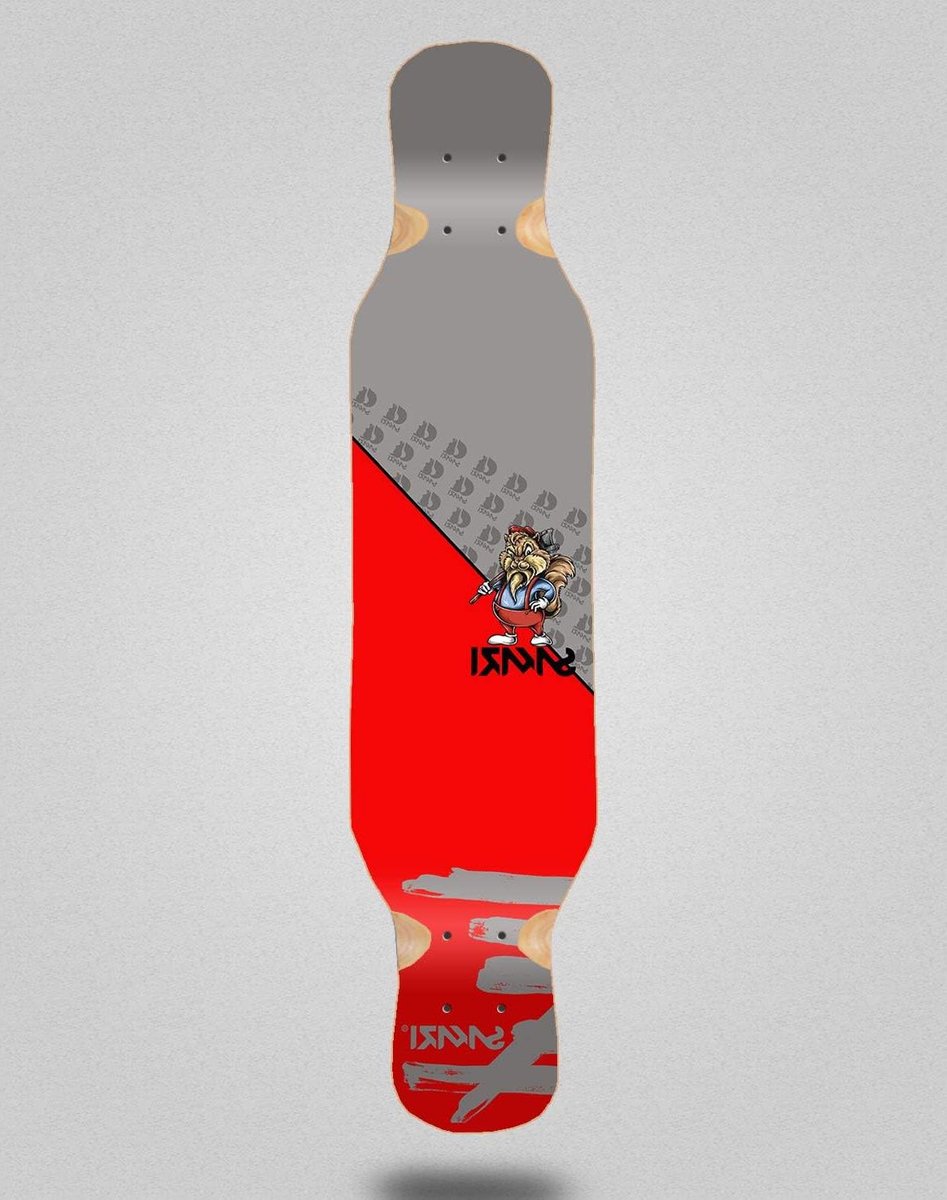 Longboard Dek Skateboard Dek Skateboarden Sakari Castor 46×10 inch Niet gespecificeerd