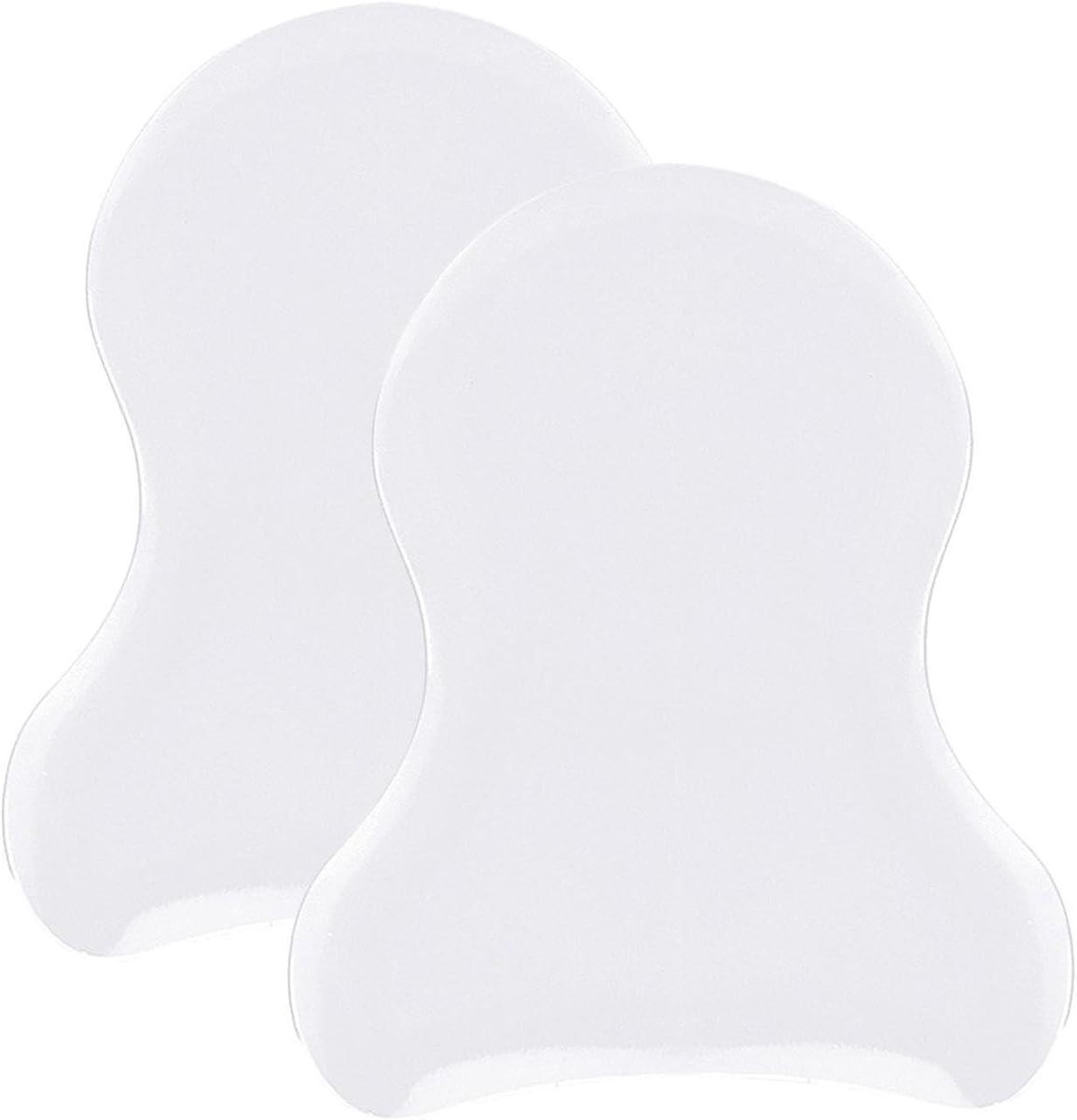 Ski Scheenbeschermers - Snowboard Beschermers - Wintersport Comfort - Schokabsorberend Gel Design - 9x7.4 cm - Transparant