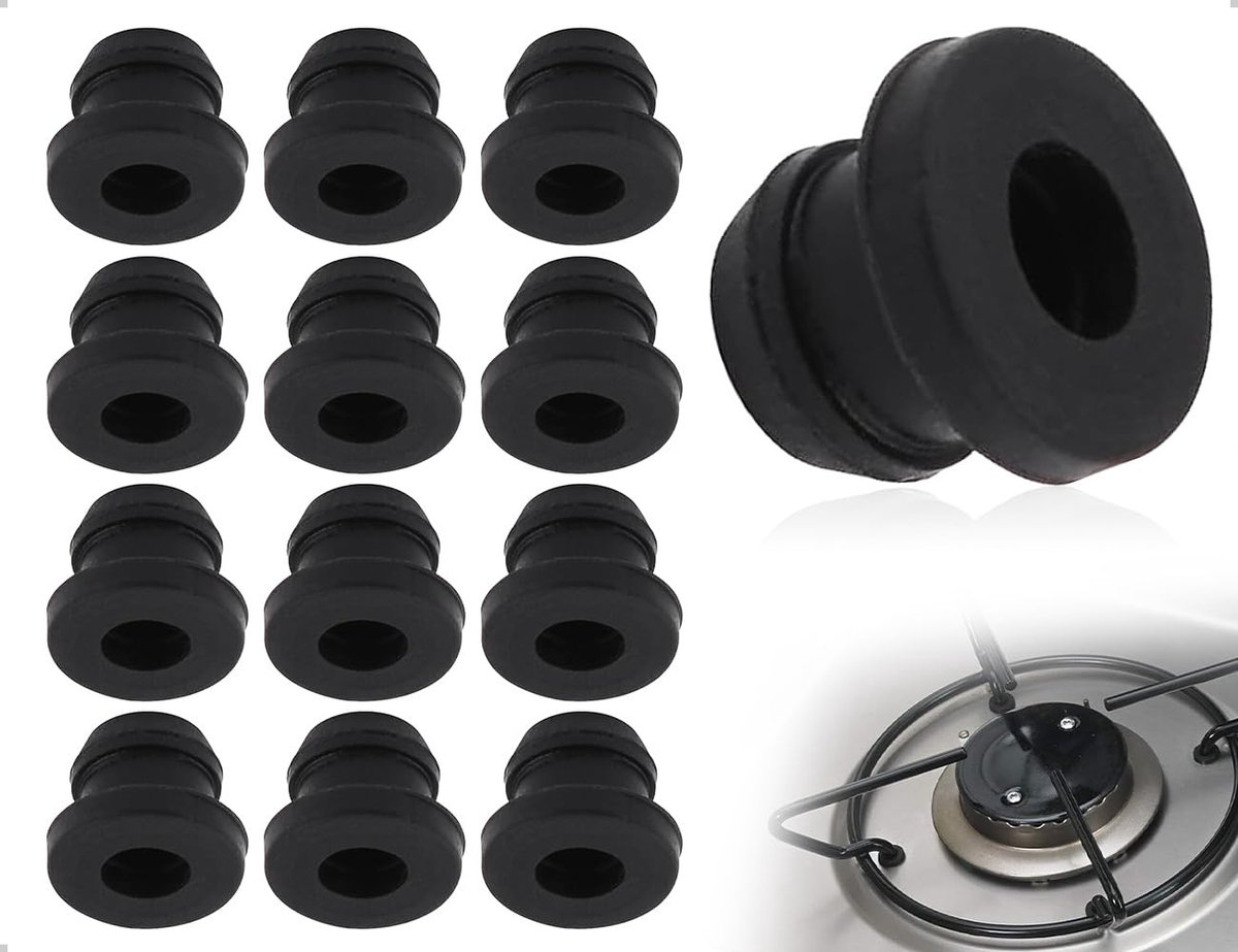 Dailygoods- Onderzetters Hittebestendig - Pannenonderzetters - Onderzetters voor Glazen - Onderzetters met Houder - 12 Stuks - Siliconenrubber