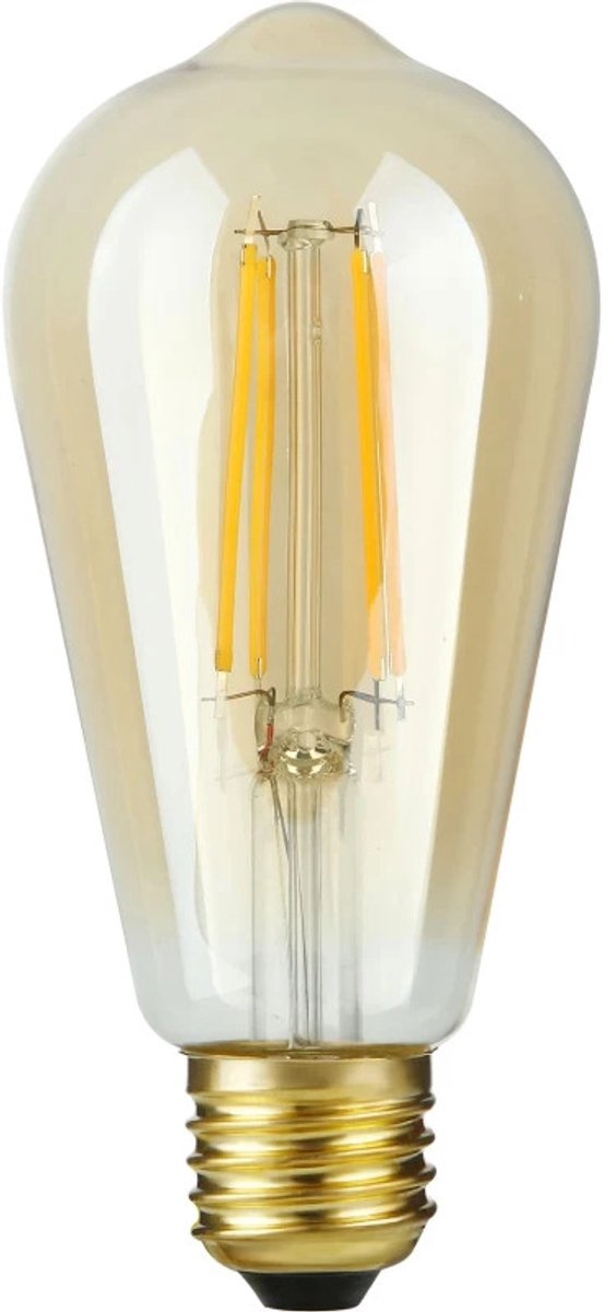 SPL E27 LED Edison Lamp | 4.7W Goud 2200K 220V/240V 922 | 360° Ø64mm Dimbaar