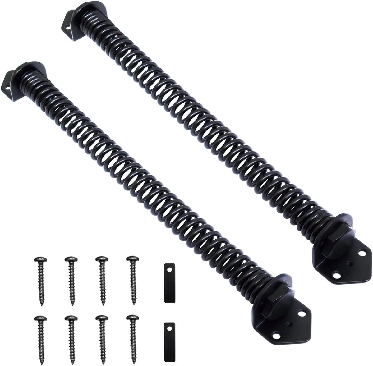 Dailygoods- Poortdeur Heavy Duty - Zelfsluitende Veer - Automatische Poortsluiting - Verstelbare Hekdeurveren - Corrosiebestendig Staal - Eenvoudig te Installeren - Hekdeur